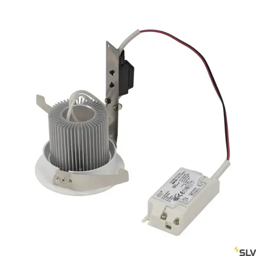 Lampe LED ronde blanche CONTONE