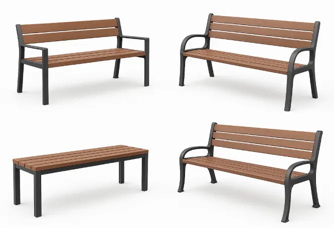 Nuevos Perfiles De Madera Tecnológica Para Mobiliario Urbano Novos perfis tecnológicos de madeira para mobiliário urbano