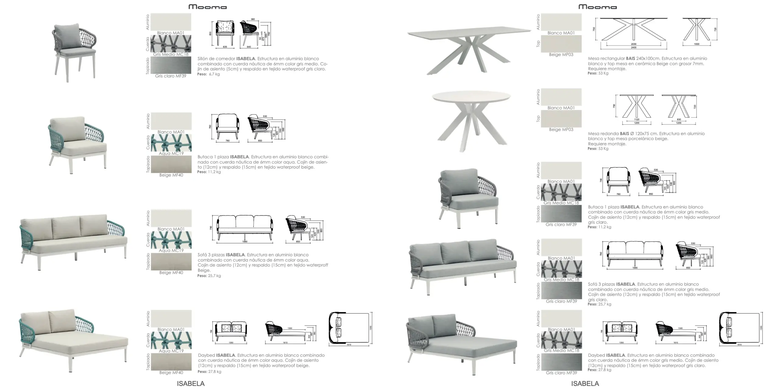 Coleção Mooma Design Isabela