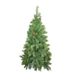 Abeto Verde Artificial con Piñas - 155 cms